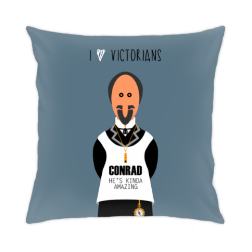 Подушка с принтом Английские писатели