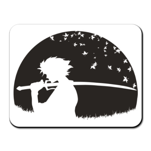 Коврик для мыши с принтом Самурай