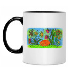 Кружка двухцветная