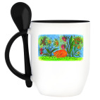 Кружка с ложкой