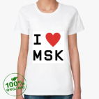 Женская футболка органик