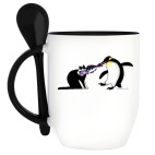 Кружка с ложкой