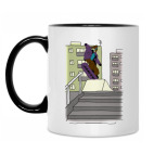 Кружка двухцветная