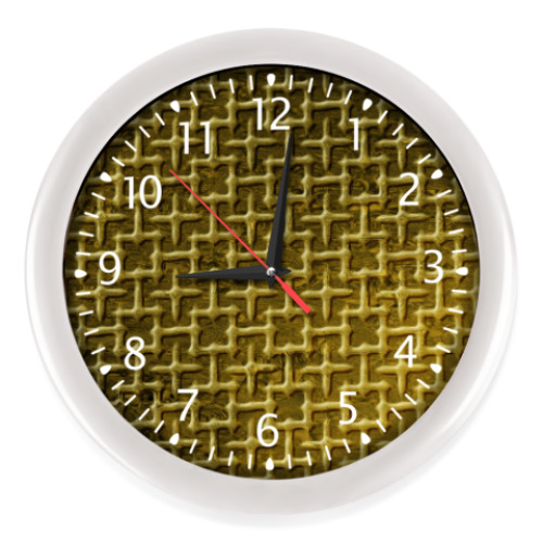 Настенные часы с принтом Текстура