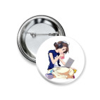 Значок 37 мм интернетик