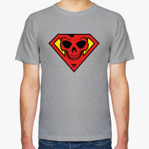 Футболка с принтом Skull Superman