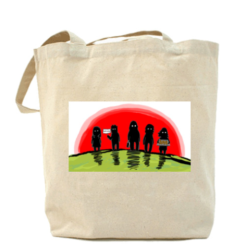 Сумка шоппер с принтом  Встреча Апокалипсиса