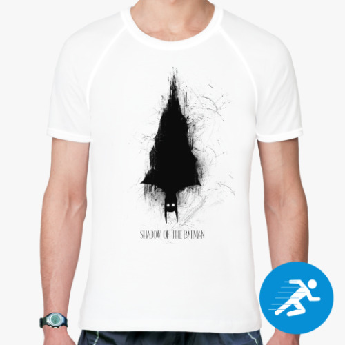 Спортивная футболка с принтом Герой-монстр