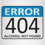Error 404. Alcohol not found