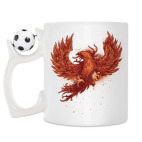 Кружка с футбольным мячиком