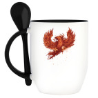 Кружка с ложкой