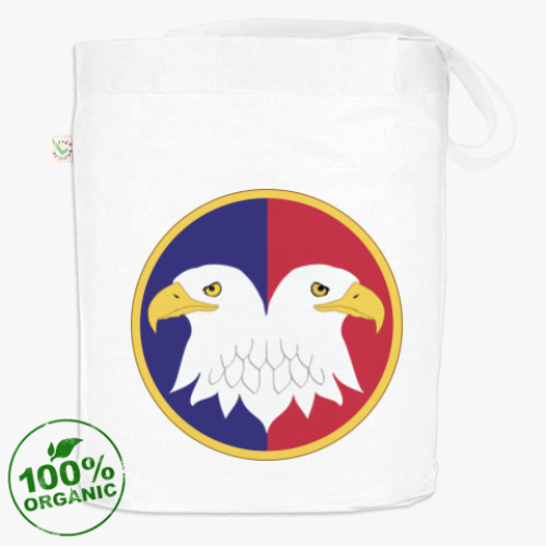 Сумка шоппер с принтом америка