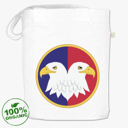 Сумка шоппер с принтом америка