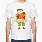 Забавный озадаченный турист с картой