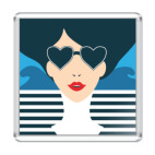 Француженка, фэшн иллюстрация, поп арт