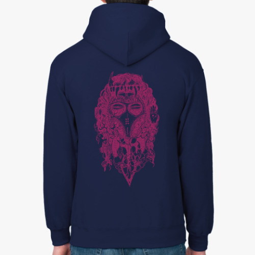Толстовка худи с принтом Mask of Totemia