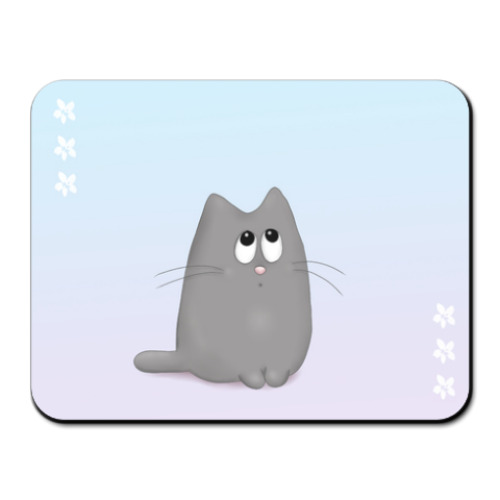 Коврик для мыши с принтом Котяшка-милашка