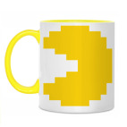 Двухцветная кружка Pacman