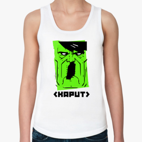 Женская майка с принтом  Халкер