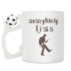 Кружка с футбольным мячиком