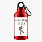 Металлическая бутылка 400 мл UV-DTF