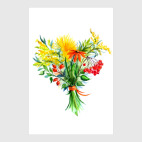 Осенний букет. Акварель