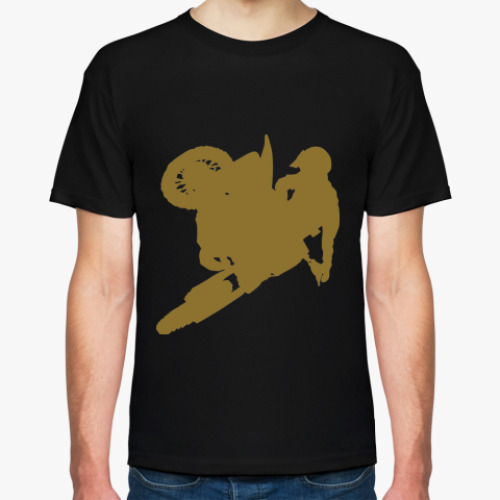 Футболка с принтом Мотокросс