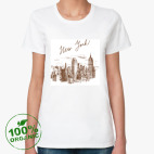 Женская футболка органик