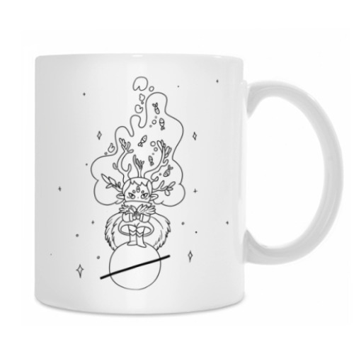 Кружка с принтом Дженевра