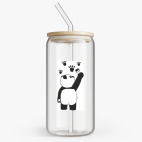 Банка с бамбуковой крышкой