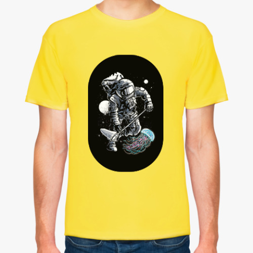 Футболка с принтом Astronaut-Jellyfish