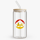 Банка с бамбуковой крышкой