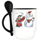 Кружка с ложкой