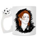 Кружка с футбольным мячиком