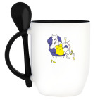 Кружка с ложкой