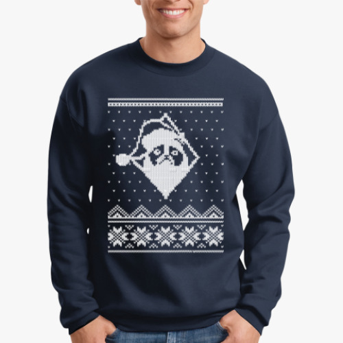 Свитшот с принтом Gloomy Cat