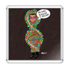 Человек в костюме ДНК