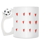 Кружка с футбольным мячиком