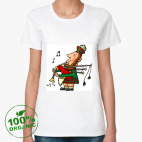 Женская футболка органик