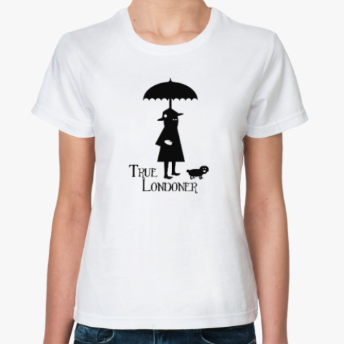Классическая футболка с принтом True Londoner