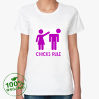 Женская футболка органик