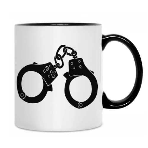 Кружка с принтом Наручники