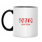 Кружка двухцветная