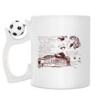 Кружка с футбольным мячиком