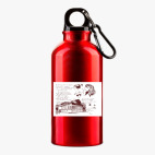 Металлическая бутылка 400 мл UV-DTF