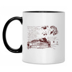 Кружка двухцветная