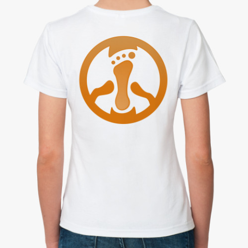 Классическая футболка с принтом хиппи