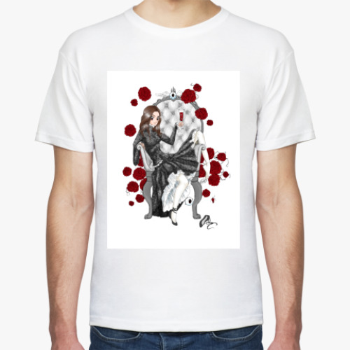 Футболка с принтом Розы