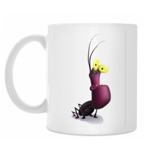 Кружка с принтом 'Жук'