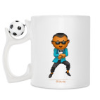 Кружка с футбольным мячиком